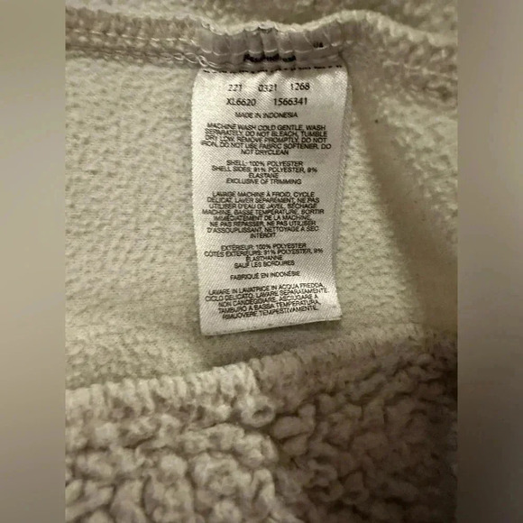 Columbia cream Fast Beauty Fleece Women's Full Zip Jacket size S - Picture 8 of 9